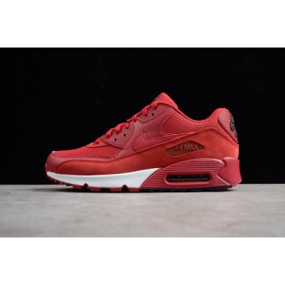 Nike Erkek Air Max 90 Essential Gym Kırmızı / Siyah Koşu Ayakkabısı Türkiye - D43PLL5B